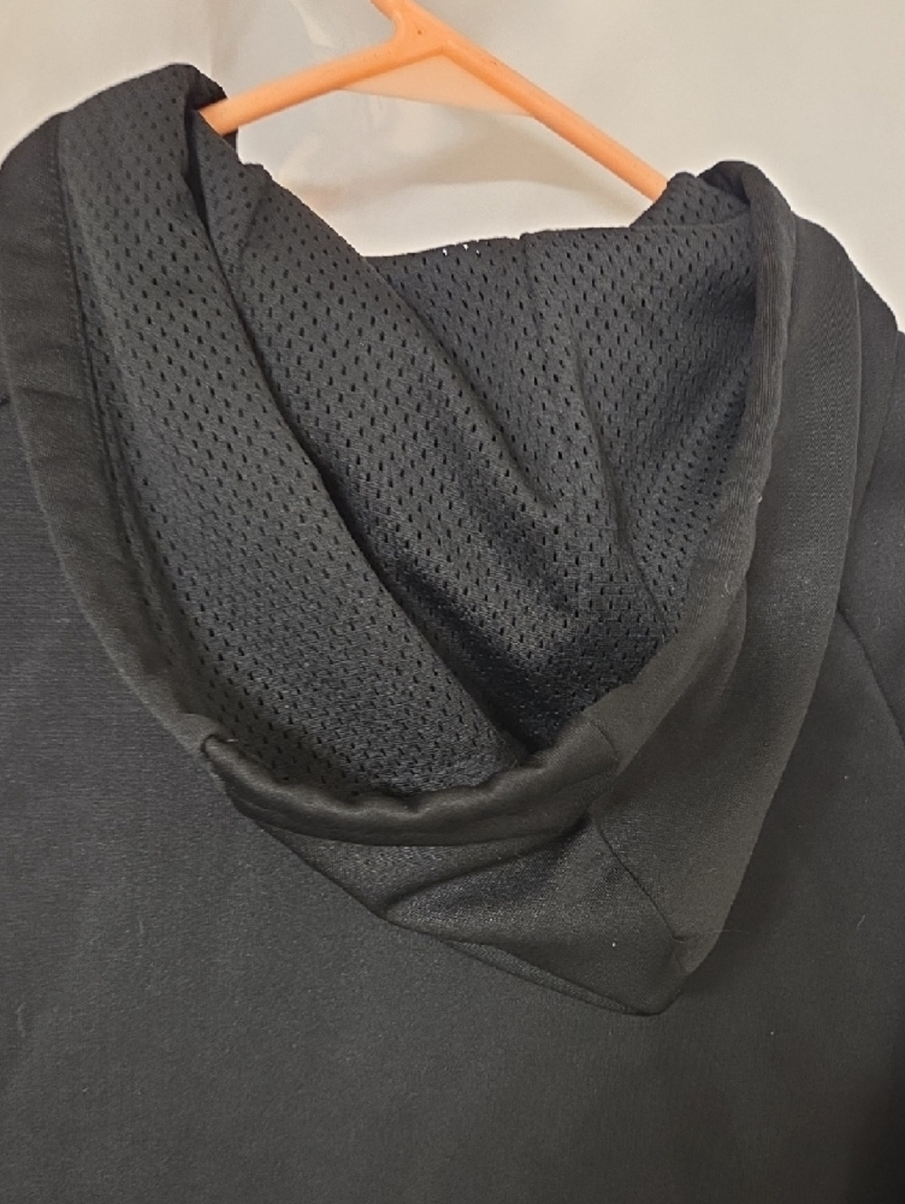 Nike Black Men's Pullover Hoodie with Reflective Swoosh - Picture 3 of 5